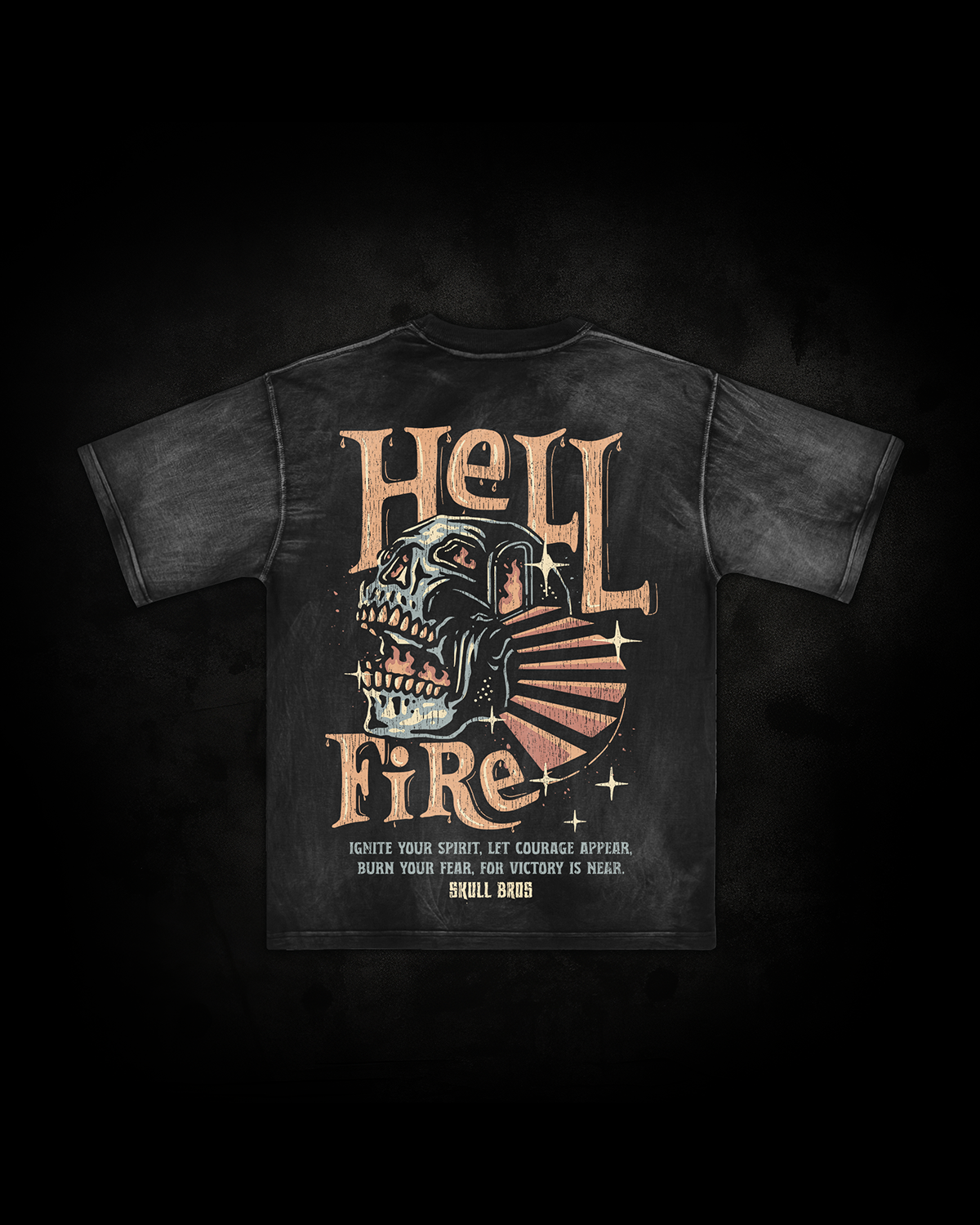 Hell Fire x Char Born Boxy Fit
