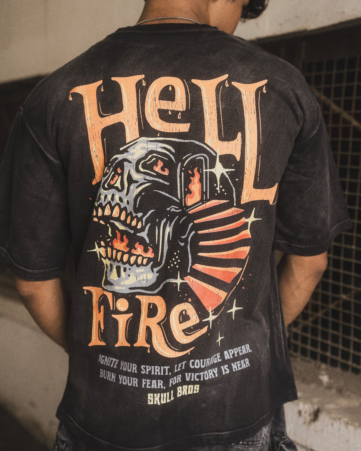 Hell Fire x Char Born Boxy Fit