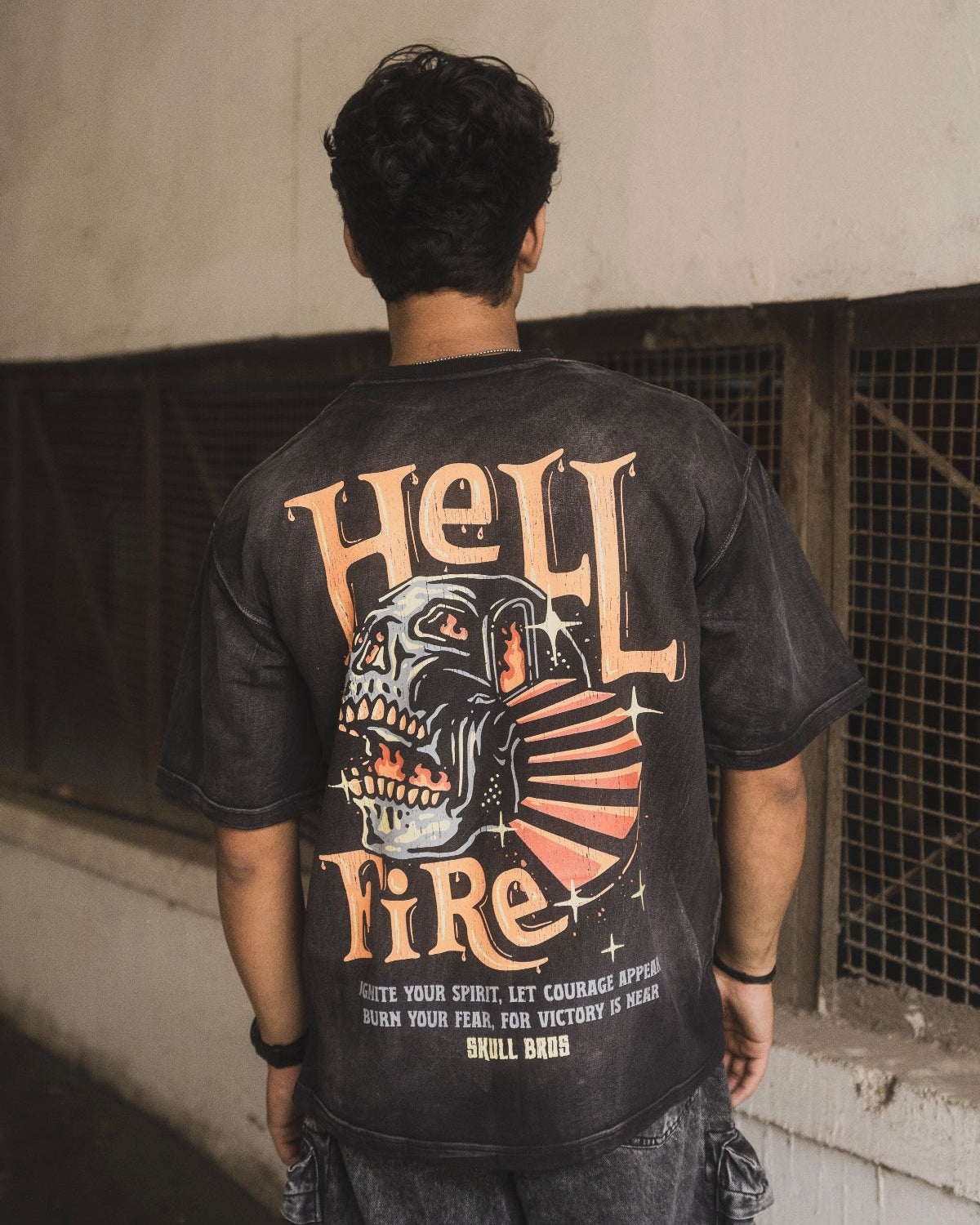 Hell Fire x Char Born Boxy Fit